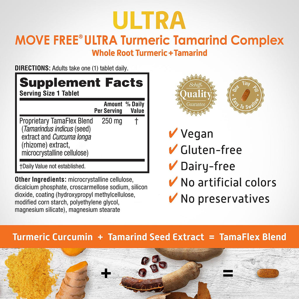 Move Free Ultra Turmeric & Tamarind Joint Health Supplement (75 ct)