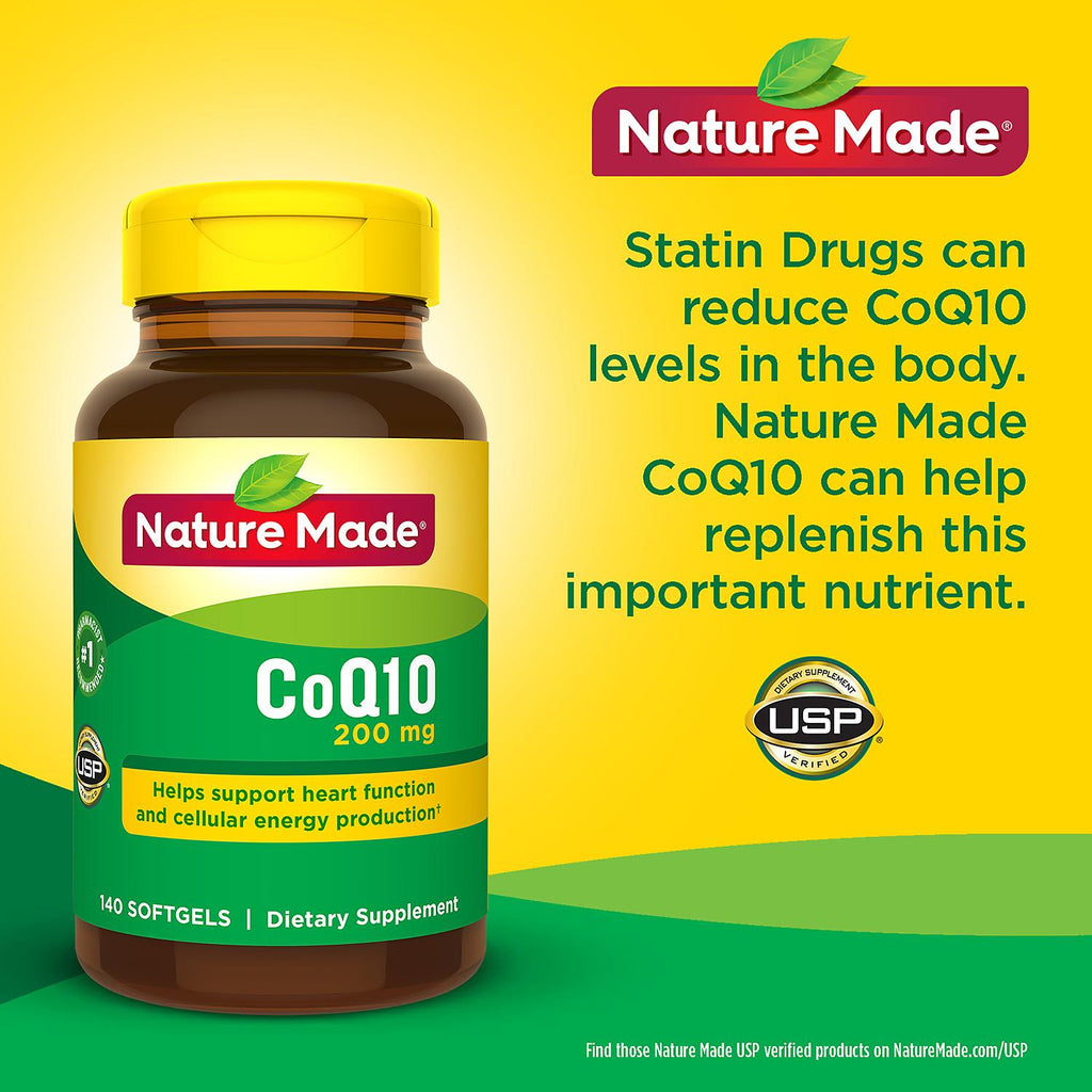 Nature Made CoQ10 200 mg Softgels (140 ct.)