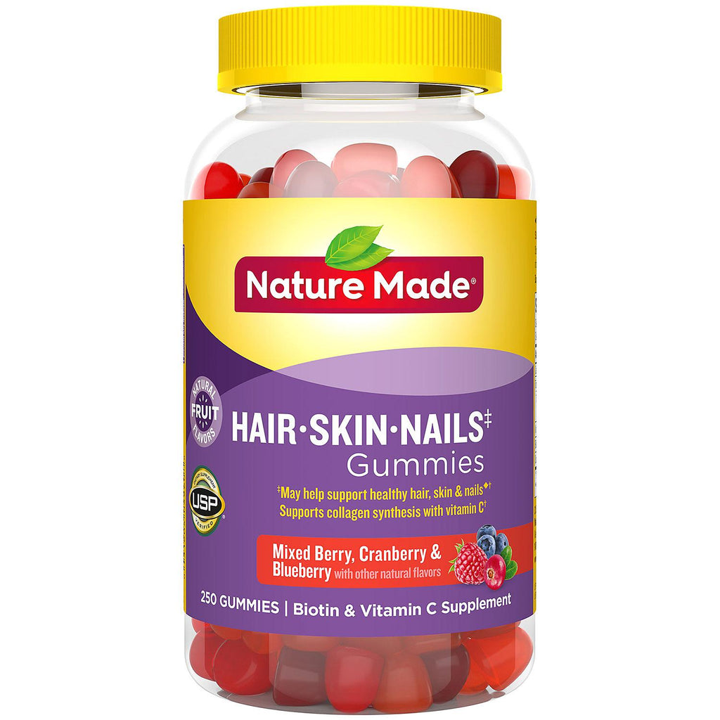 Nature Made Hair, Skin & Nails 2,500 mcg Gummies (250 ct.)
