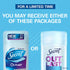 Secret Outlast Clear Gel Deodorant, Completely Clean (2.6 oz., 4 pk.)