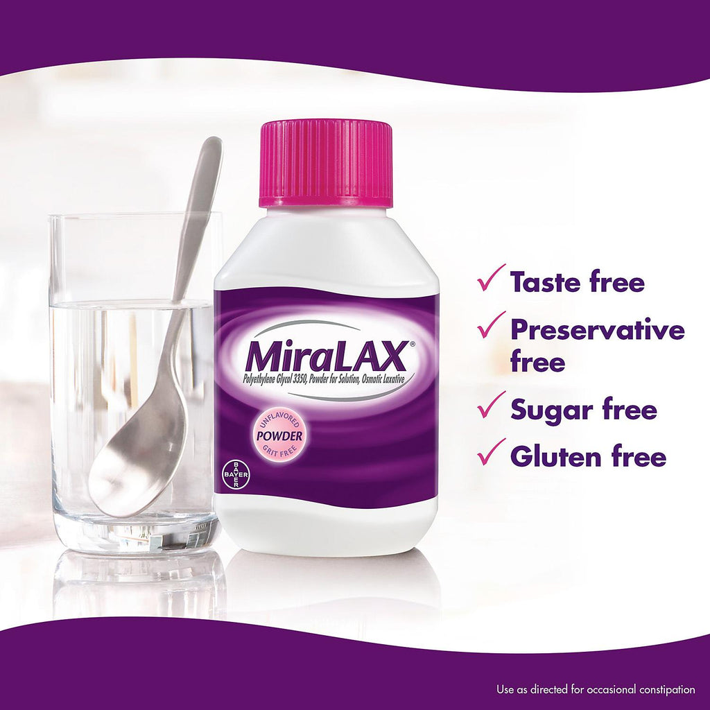 Miralax Twin Pack (2 bottles, 34 doses)