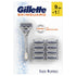 Gillette SkinGuard Men's Razor, Handle + 9 Blade Refills