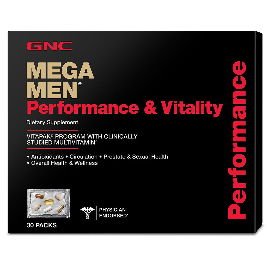 GNC Mega Men Performance & Vitality Vitapak