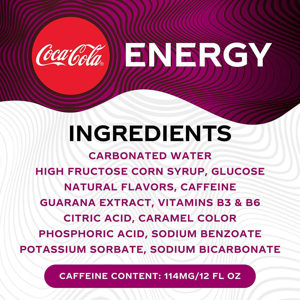 Coca-Cola Energy Cherry (12oz / 24pk)