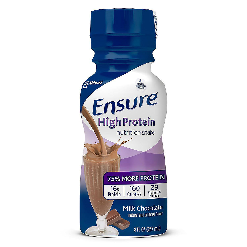Ensure High Protein Meal Replacement Shakes, Low Fat Milk Chocolate (8 fl. oz., 24 ct.)
