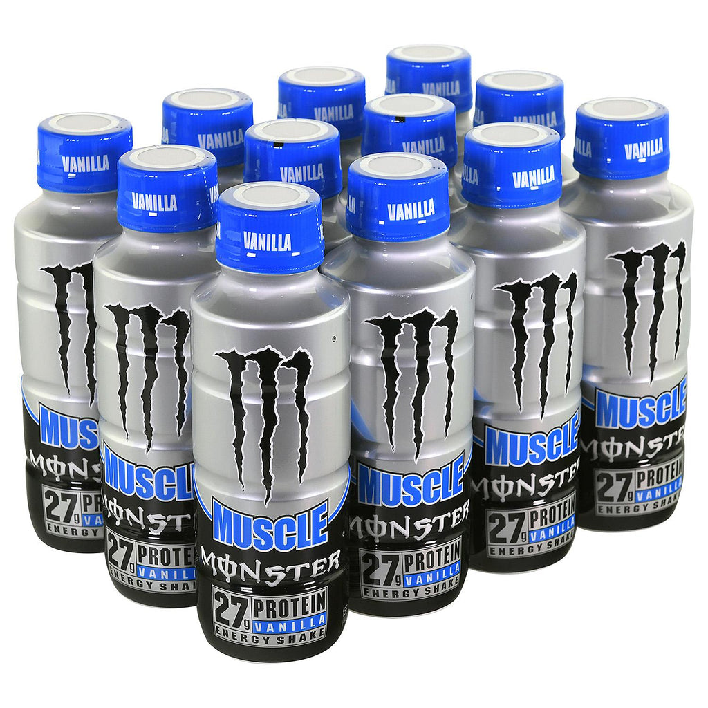 Monster Muscle Vanilla Protein Shake (15oz / 12pk)