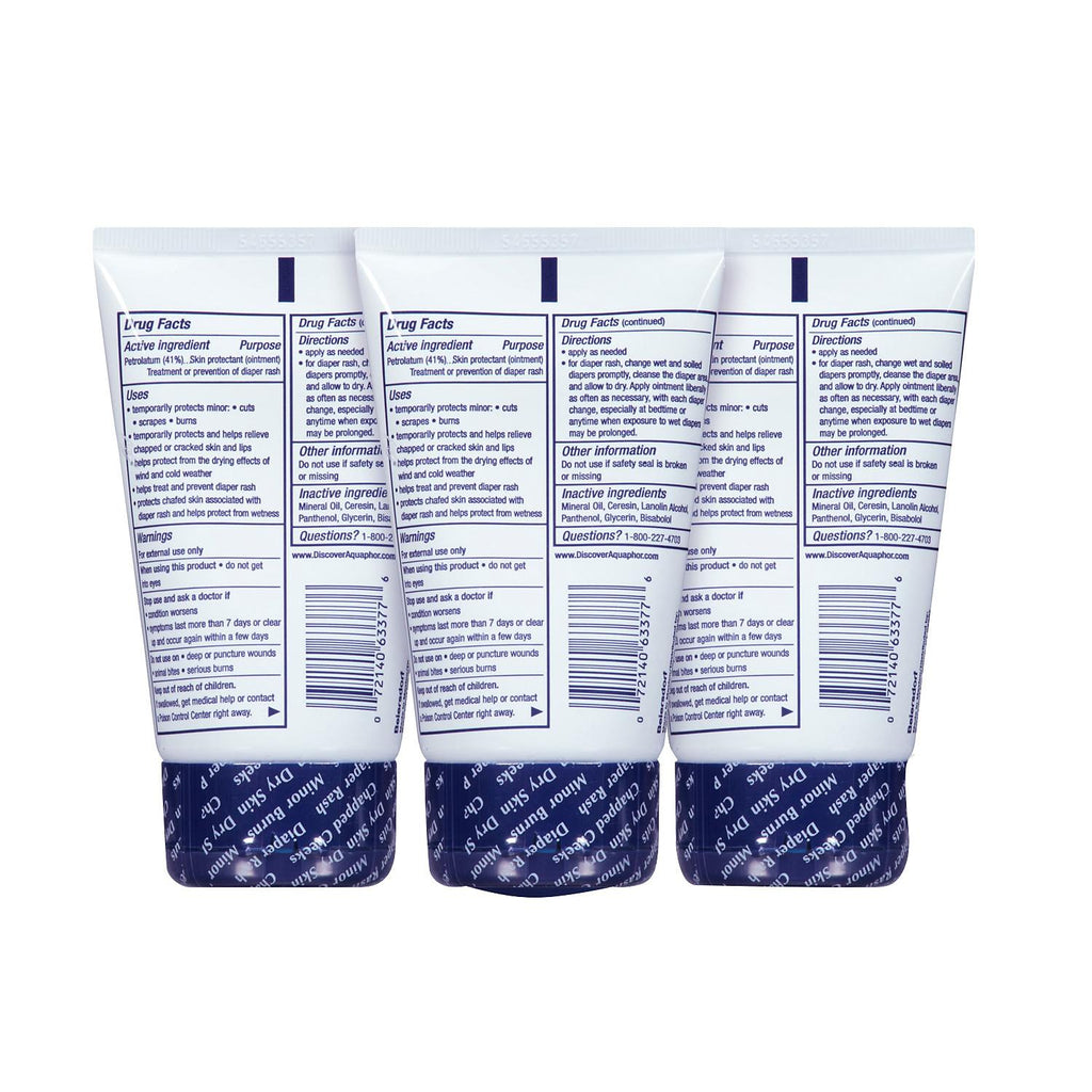 Aquaphor Baby Advanced Therapy Healing Ointment Skin Protectant (3.0 oz., 3 pk)
