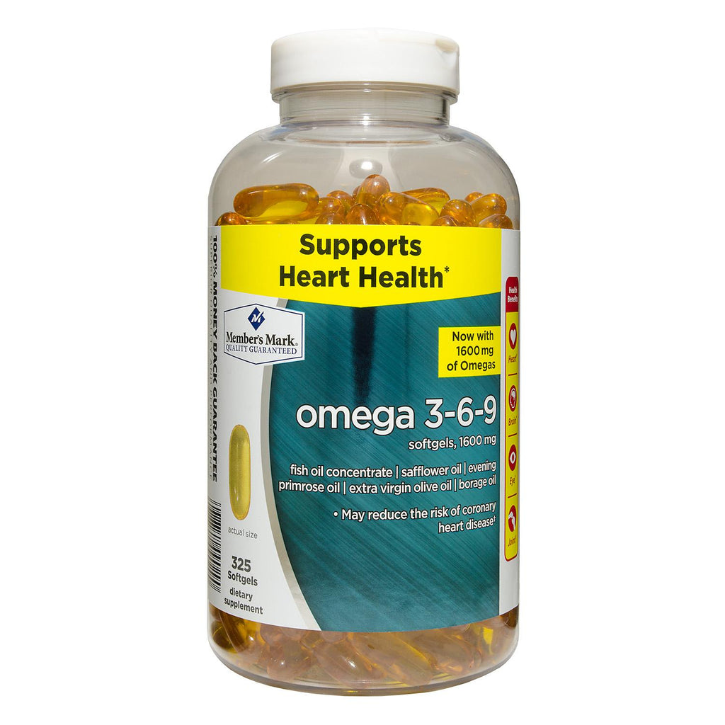 Member's Mark Omega 3-6-9 Dietary Supplement