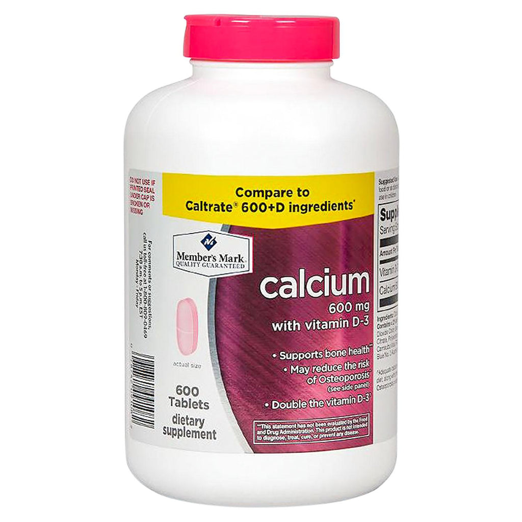 Member's Mark Calcium with Vitamin D-3 Dietary Supplement (300 ct.)
