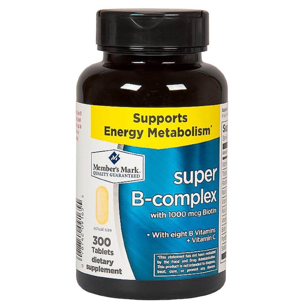 Member's Mark Super B-complex Dietary Supplement (300 ct.)