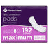 Total Protection Maximum Long Pads (192 ct.)