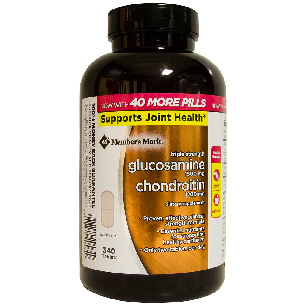 Member's Mark Triple Strength Glucosamine Chondroitin (340 ct.)