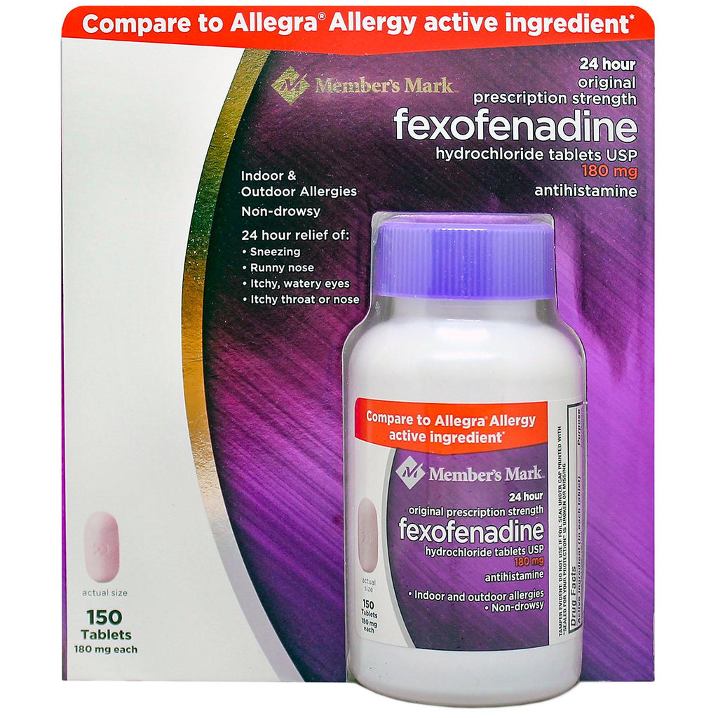 Non-drowsy Fexofenadine