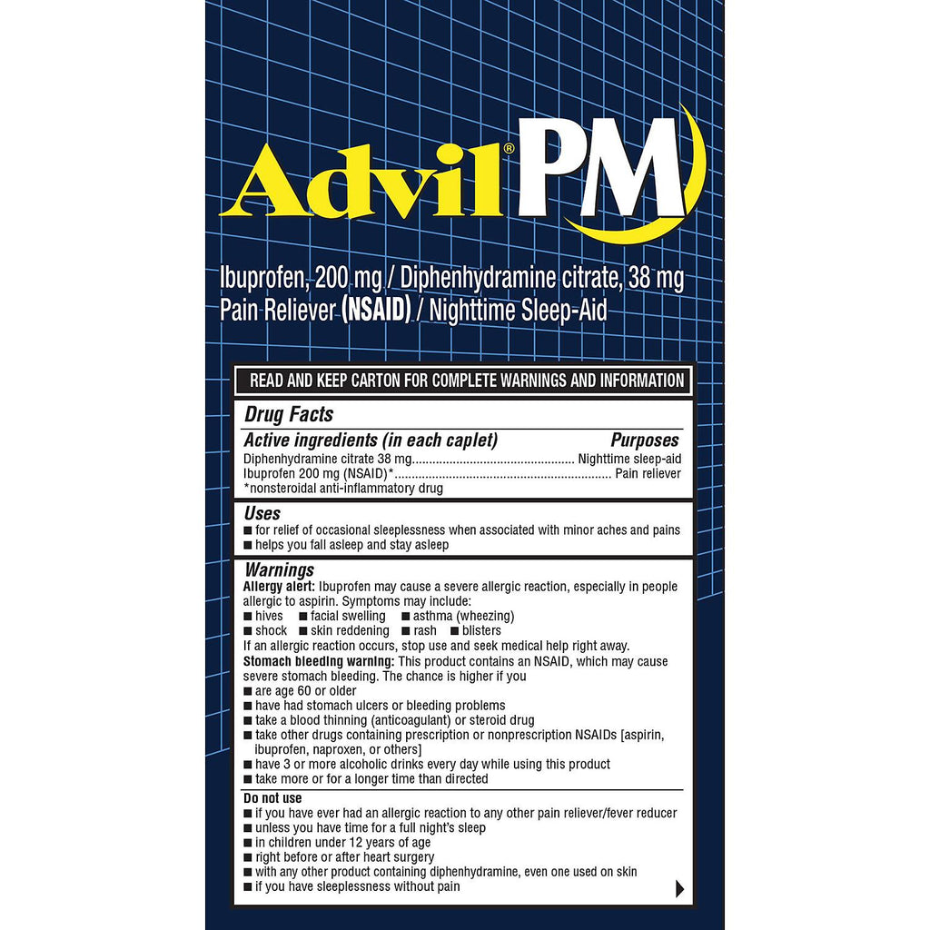 Advil PM Ibuprofen