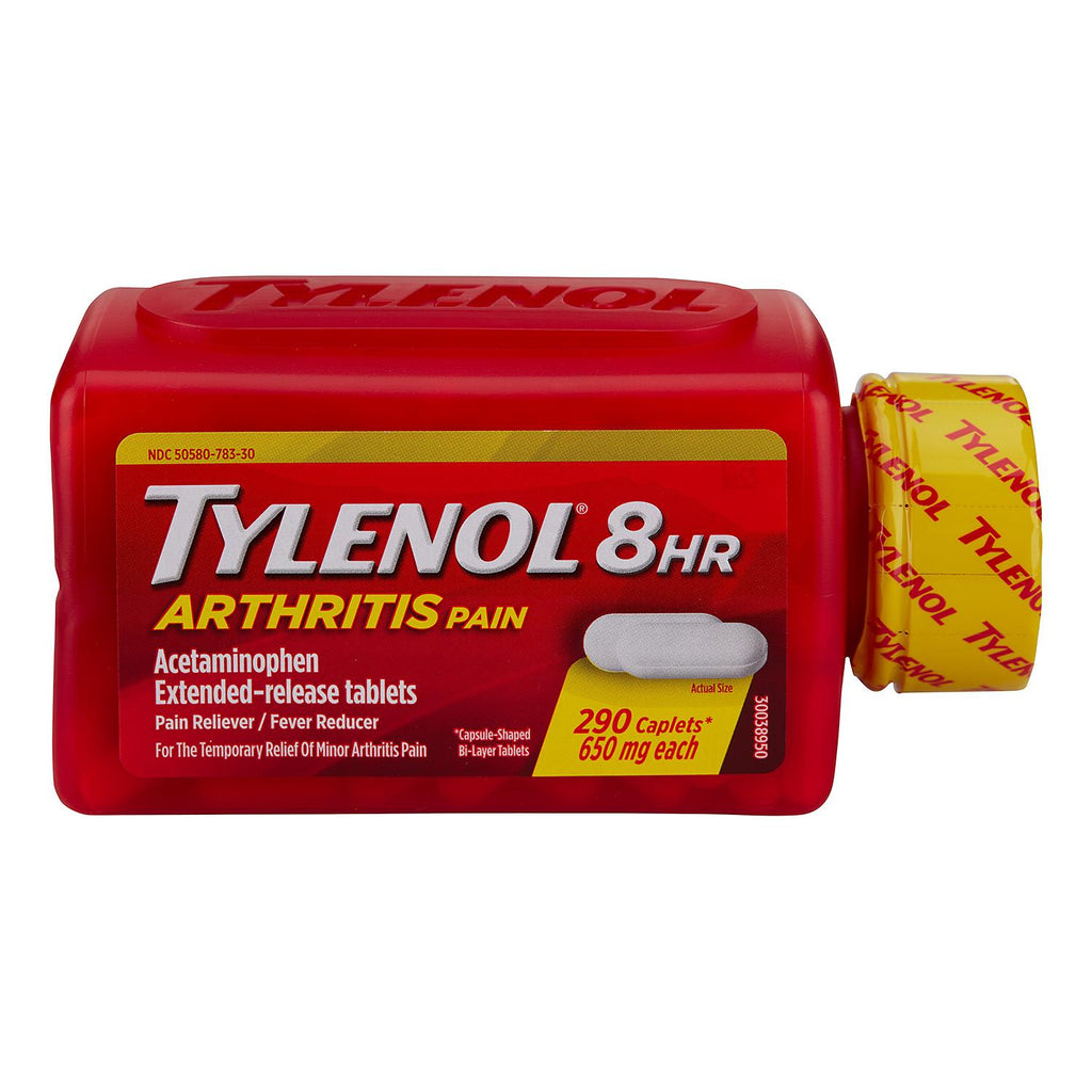 Tylenol 8 HR Arthritis Pain Extended Release Caplets, 650 Mg (290 ct.)