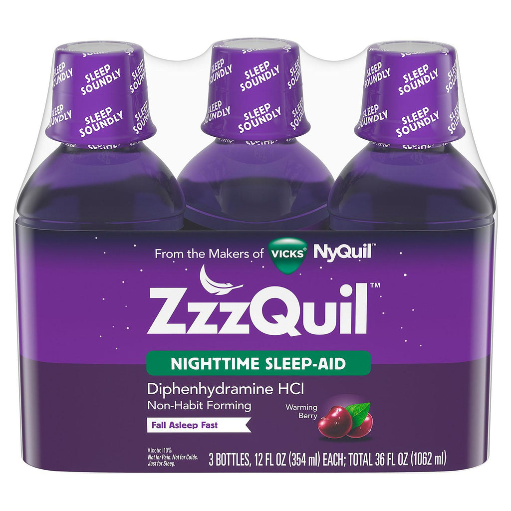 ZzzQuil Nighttime Sleep-Aid, Berry Flavor