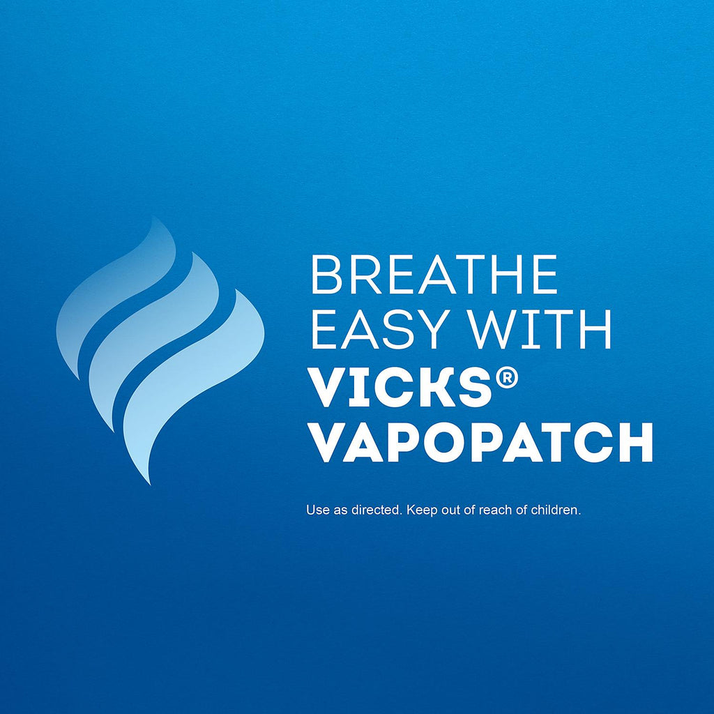 Vicks VapoPatch with Long Lasting Soothing Vicks Vapors for Adults (5 ct., 2pk.)