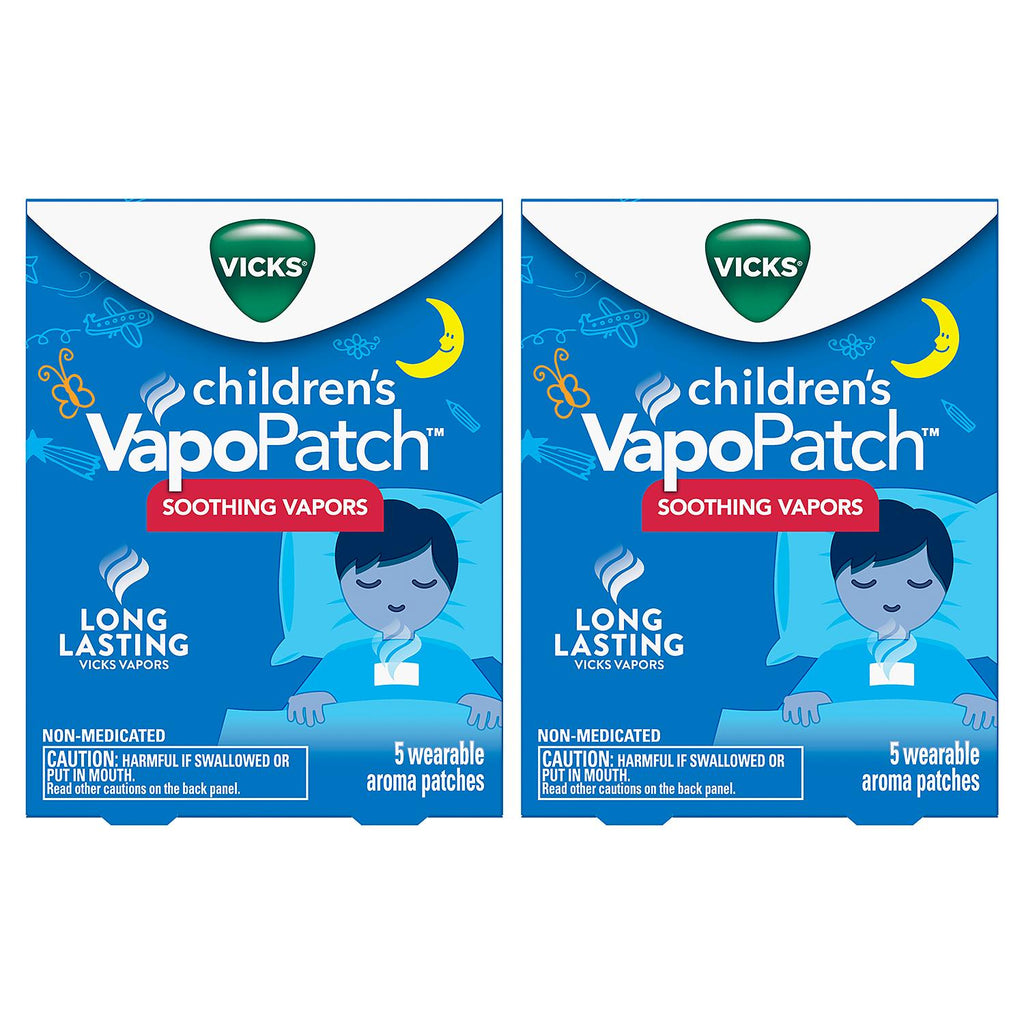Vicks VapoPatch with Long Lasting Soothing Vicks Vapors for Children (5 ct., 2 pk.)
