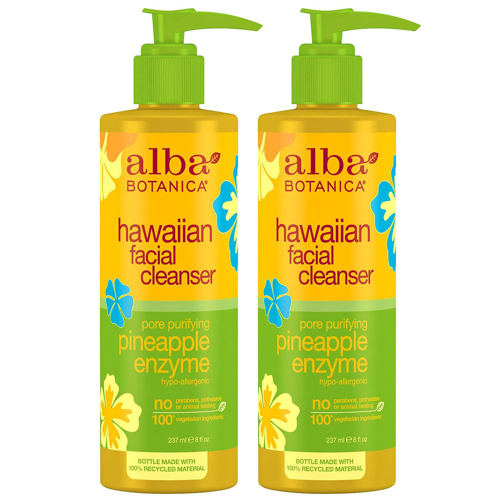 Alba Botanica Pore Purifying Pineapple Enzyme Facial Cleanser (8 oz., 2 pk.)