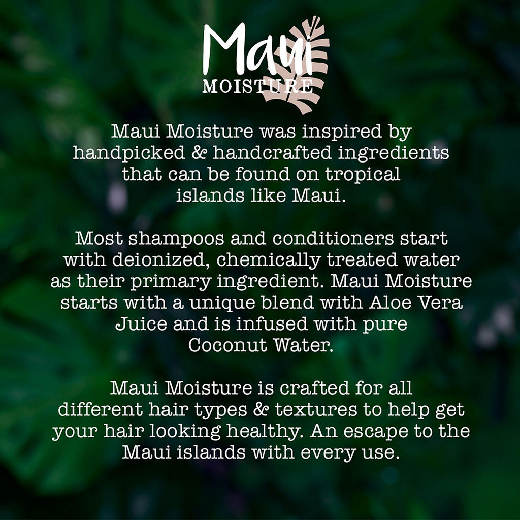 Maui Moisture Detoxifying + Volcanic Ash Shampoo, Conditioner and Hair Mask