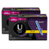 U by Kotex Click Compact Tampons, Regular Absorbency, Unscented (2pk, 50 ct)