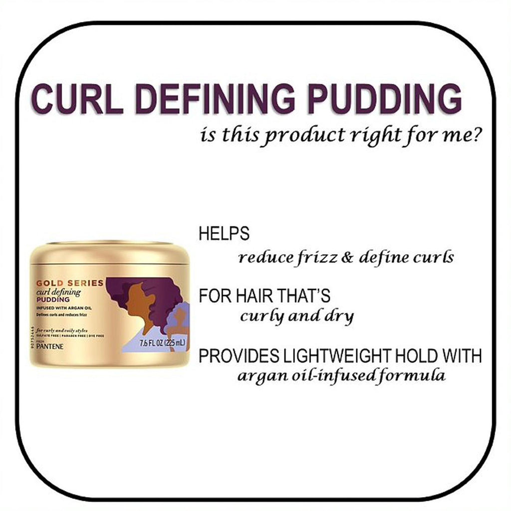 Pantene Pro-V Gold Series Curl Defining Pudding (7.6 fl., oz. 2pk.)