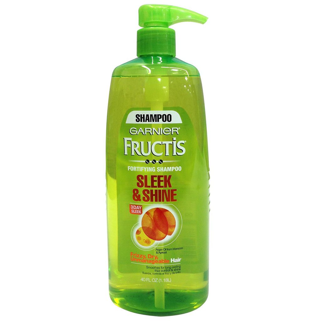 Garnier Fructis Sleek & Shine Shampoo, Pump (40 fl. oz.)