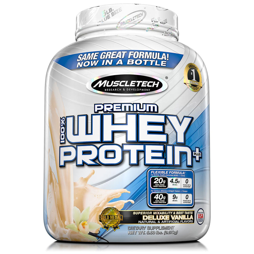 MuscleTech Premium 100% Whey Protein, Vanilla (5 lbs.)