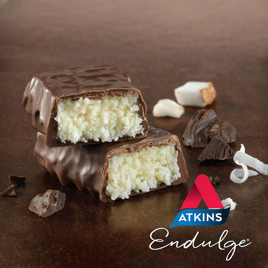 Atkins Endulge Variety Pack, Caramel Nut Chew and Chocolate Coconut Bars, Keto Friendly (22 ct.)