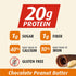 Premier Protein 20g Protein Bar, Variety Pack - Chocolate Brownie & Chocolate Peanut Butter (16 ct., 2.08 oz. ea.)