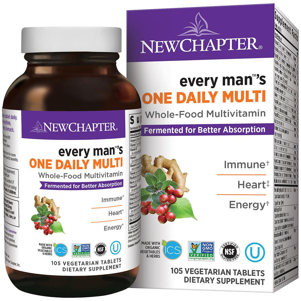 New Chapter Every Man One Daily, Fermented Whole-Food Men's Multivitamin (105 ct.)
