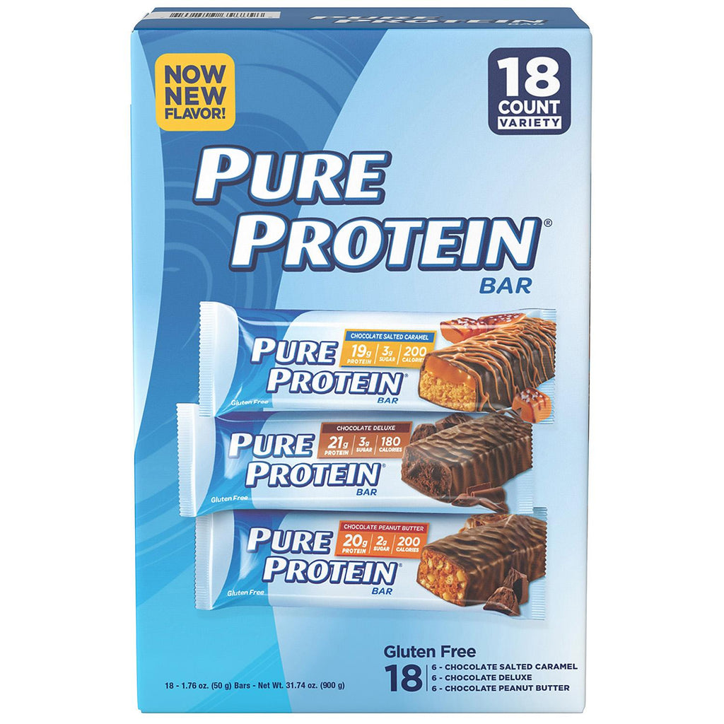 Pure Protein Bar Variety Pack (1.76 oz.,18 ct.)