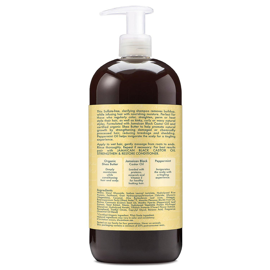 Shea Moisture Jamaican Black Castor Oil Strengthen & Restore Shampoo (33.8 fl. oz.)