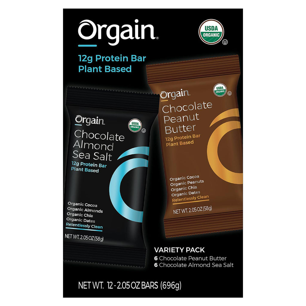 Orgain® Organic Protein™ Plant Based Protein Bar Variety Pack (12 ct.)