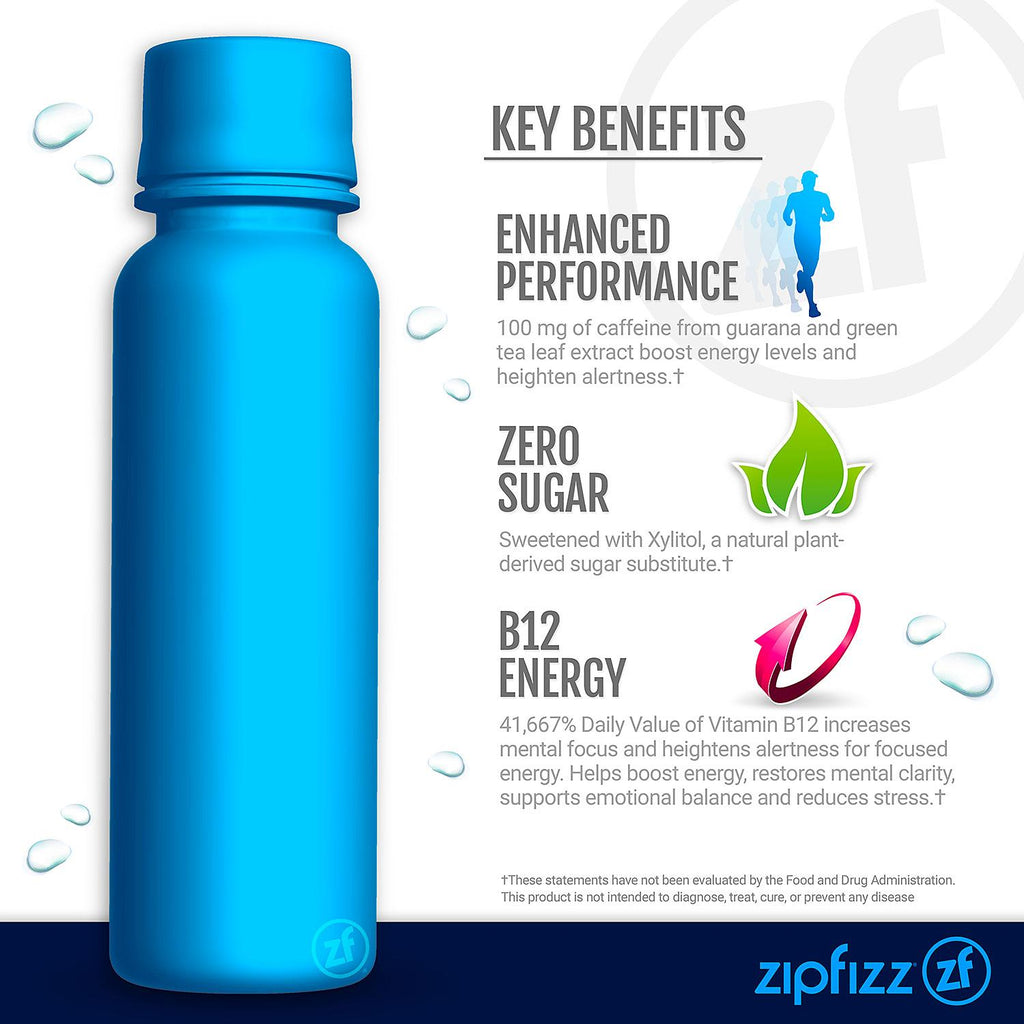 Zipfizz® Liquid Energy Shot - Fruit Punch (24 ct)