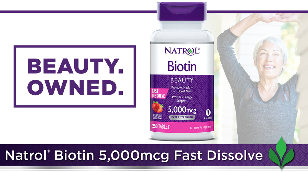 Natrol Biotin 5000 mcg., 250 Fast Dissolve Tablets