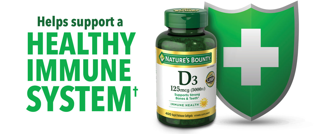 Nature's Bounty Vitamin D3 125 mcg.