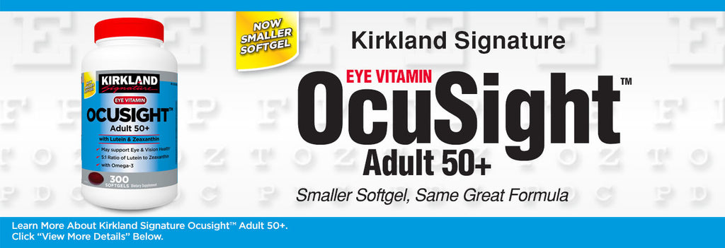 Kirkland Signature Ocusight Adult 50+, 300 Softgels