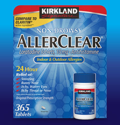 Kirkland Signature AllerClear Antihistamine 10mg (365 Tablets)
