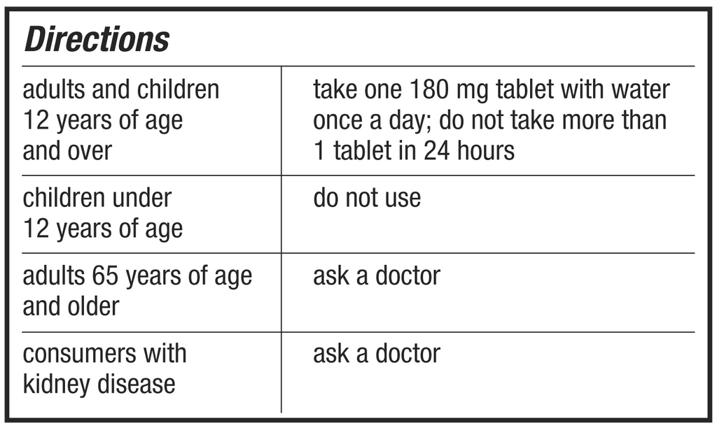Kirkland Signature Aller-Fex Antihistamine 180 mg. (180 Tablets)
