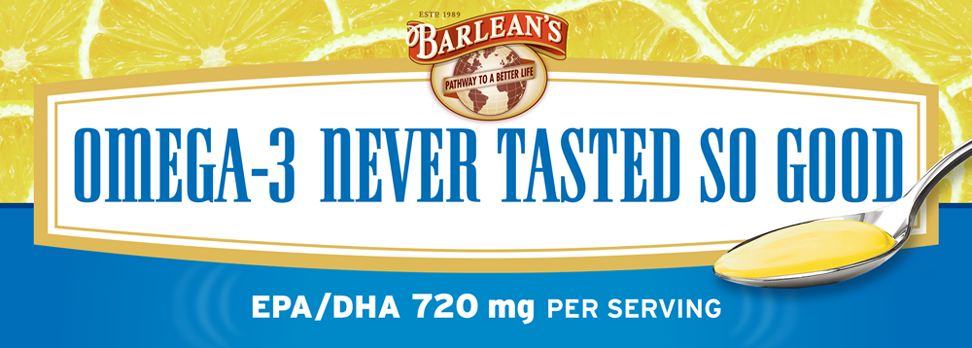 Barlean's Omega-3 Lemon Zest Swirl, 24 Ounces