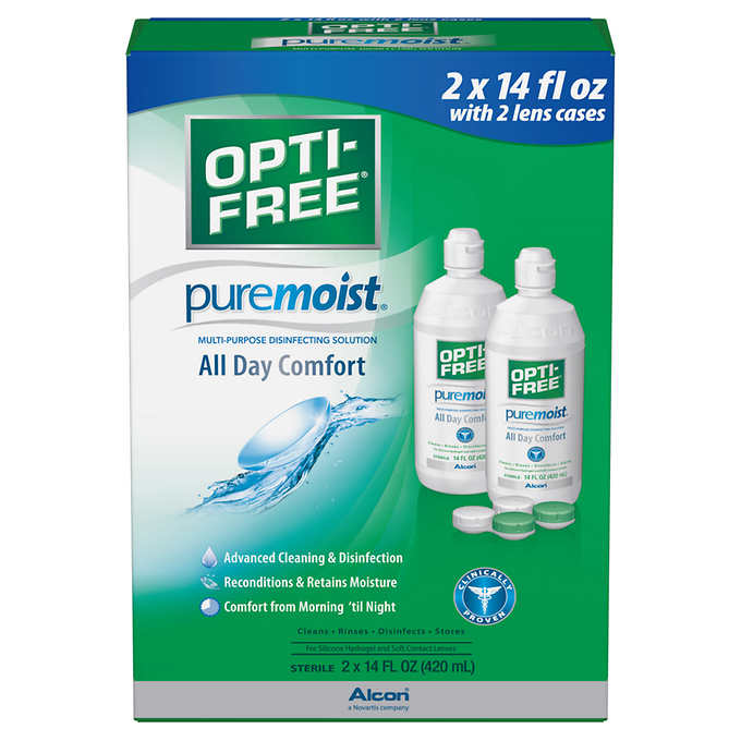 OPTI-FREE PureMoist Multi-Purpose Solution, 28 Ounces