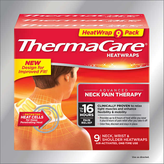 ThermaCare Neck, Wrist and Shoulder, 9 HeatWraps