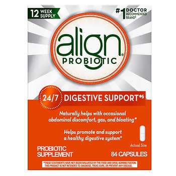 align Daily Probiotic Supplement, 84 Capsules