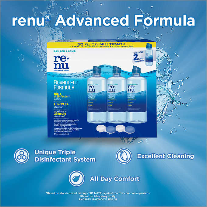 renu Advanced Formula Multi-Purpose Solution, 50 Ounces