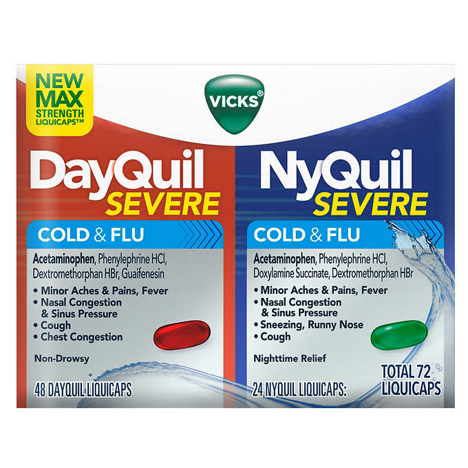 Vicks Severe DayQuil and NyQuil