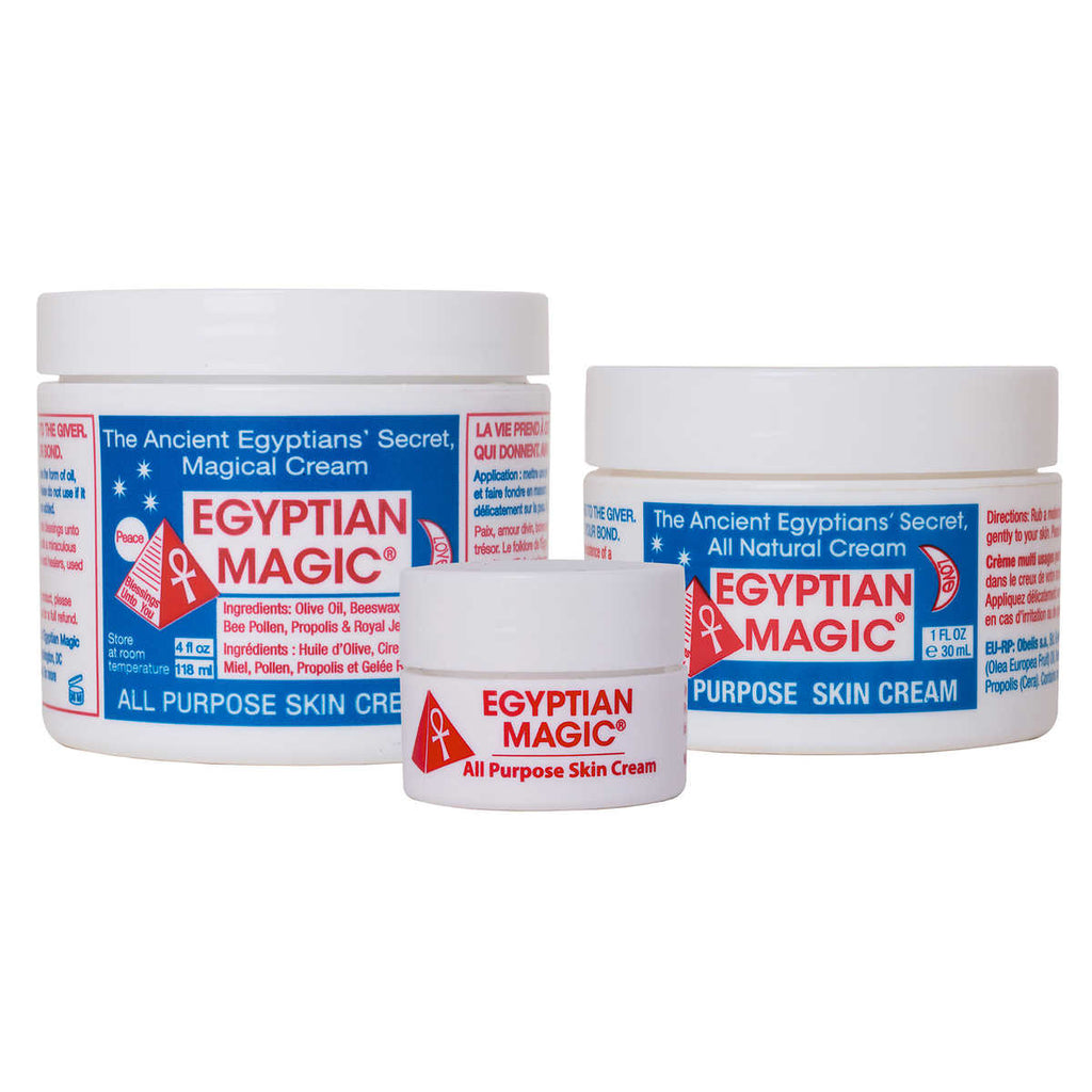 Egyptian Magic Natural All Purpose Skin Cream, 4.0 oz, 1.0 oz & 0.25 oz