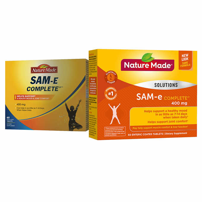 Nature Made SAM-e Complete 400 mg. (60 Tablets)