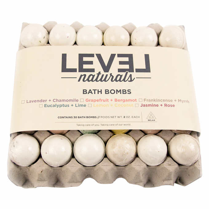 Level Naturals Bath Bomb Set