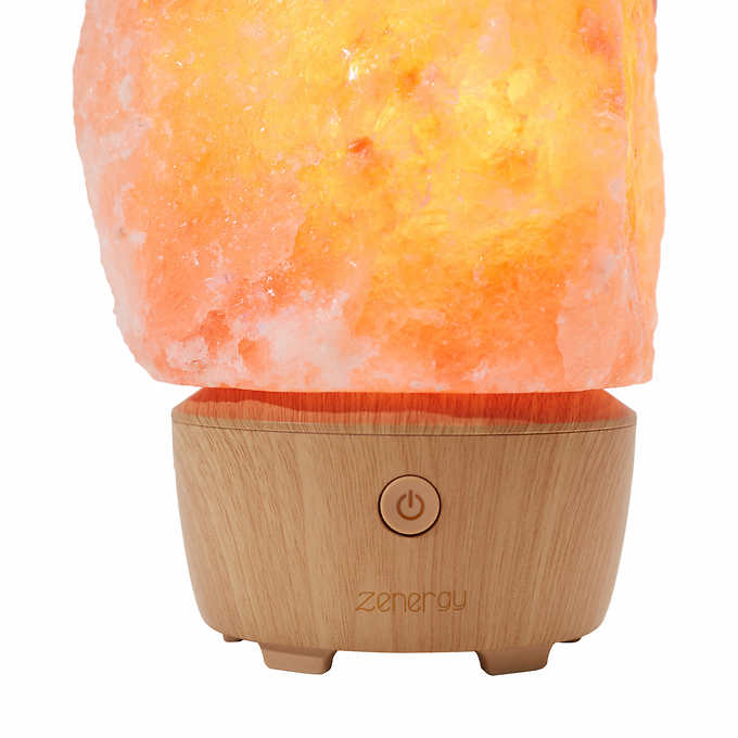 iHome Zenergy Himalayan Salt Lamp with Sound Therapy
